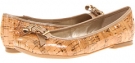 Natural Laminated Cork/Sand Patent Leather Sofft Nalda for Women (Size 7.5)