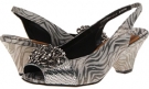 Pewter Print Leather Walking Cradles Tawny for Women (Size 7.5)