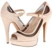 Nude Suede/Black Mesh Pour La Victoire Ana for Women (Size 9.5)