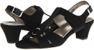 Black Micro Rose Petals Lottie for Women (Size 7.5)