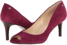 Dark Purple Kid Suede Calvin Klein Kasia for Women (Size 5)