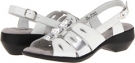 White/Silver Leather Walking Cradles Lovie for Women (Size 7.5)