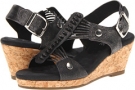 Black Washed Leather Walking Cradles Alicia for Women (Size 7.5)