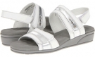 White/Silver Multi Leather Walking Cradles Vista for Women (Size 7.5)