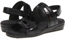 Black Multi Leather Walking Cradles Vista for Women (Size 7)