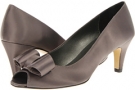 Pewter Satin Vigotti Melba for Women (Size 7)