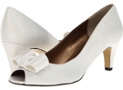 Ivory Satin Vigotti Melba for Women (Size 7)