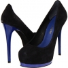 Black/Blue Suede Pour La Victoire Zimmer for Women (Size 6.5)