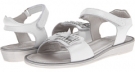 White Pearl Leather Aster Kids Jojobi for Kids (Size 9.5)