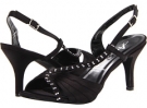 Black Satin Annie Lizabeth for Women (Size 10)