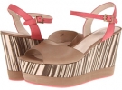 Taupe Calf/Coral Pelle Moda Goldy for Women (Size 7.5)