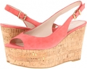 Coral Suede Pelle Moda Gina for Women (Size 9.5)