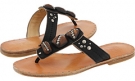 Black Frye Delphine Wood Thong for Women (Size 9.5)