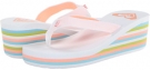 White/Rainbow Roxy Sherbert High for Women (Size 7)