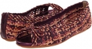 Purple/Natural Frye Malorie Woven Peep for Women (Size 6.5)