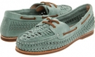 Turquoise Frye Quincy Woven Boat for Women (Size 7.5)