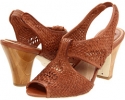 Cognac Frye Ramsey Woven Peep for Women (Size 11)