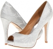 White/Silver Badgley Mischka Humbie VI for Women (Size 7.5)