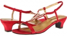 Red Satin Annie Lizzy for Women (Size 7)