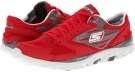 Red/Charcoal SKECHERS Performance GOrun - Empowered for Men (Size 8)