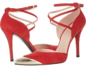 Red Suede Stuart Weitzman Glamoroso for Women (Size 8.5)