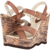 Brown The Cool People Vickie for Women (Size 7.5)