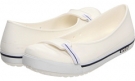 White/Navy Crocs Crocband 2.5 Flat for Women (Size 8)