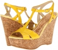 Bright Yellow Patent Juicy Couture Dakota for Women (Size 8)