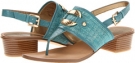 Turquoise Leather C1rcaJoan & David Lyvely for Women (Size 6)