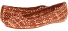 Cognac/Natural Frye Emma Woven Ballet for Women (Size 11)