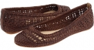 Dark Brown Frye Emma Woven Ballet for Women (Size 7.5)