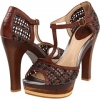 Dark Brown/Black Frye Kara Woven T for Women (Size 9.5)