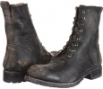 Black Stone Wash Frye Rogan Tall Lace Up for Men (Size 10.5)