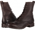 Dark Brown Stone Antiqued Frye Rogan Tall Lace Up for Men (Size 7.5)