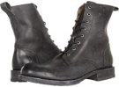Black Stone Antiqued Frye Rogan Tall Lace Up for Men (Size 7.5)