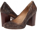 Chocolate Glazed Vintage Leather Frye Carson Pump for Women (Size 8.5)