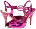 Fuchsia Patent Betsey Johnson Pollyyy for Women (Size 7)