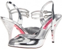 Silver Metallic Betsey Johnson Pollyyy for Women (Size 9.5)