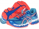 Turquoise/Lightning/Electric Melon ASICS GEL-Cumulus 15 for Women (Size 5)