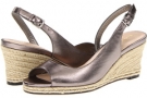 Gunsmoke Metallic Cole Haan Adelaide Mid Wedge for Women (Size 9.5)