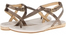 Gunsmoke Metallic Cole Haan Grove Sandal for Women (Size 10.5)