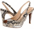 Natural Pearlized Snake Print Cole Haan Chelsea OT Sling for Women (Size 10.5)