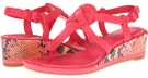 Punch/Punch Snake Print Cole Haan Paley Mid Wedge for Women (Size 6.5)