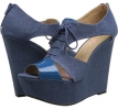 Blue Denim/Blue Patent Paris Hilton Aubrie for Women (Size 7.5)