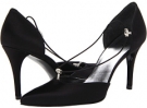 Black Satin Stuart Weitzman Bridal & Evening Collection Aperitiv for Women (Size 7.5)