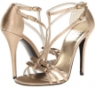 Brass Raso Stuart Weitzman Bridal & Evening Collection Bow Goes Up for Women (Size 9)
