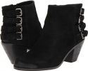 Black Soja Leather Sam Edelman Lucca for Women (Size 6.5)
