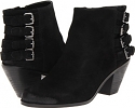 Black Soja Leather Sam Edelman Lucca for Women (Size 7)