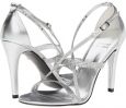 Silver Supple Kid Stuart Weitzman Bridal & Evening Collection Surreal for Women (Size 8.5)