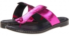 Fuchsia Metallic Kid Donald J Pliner Glide for Women (Size 6)